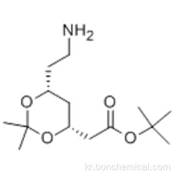 (4R, 6R) -tert- 부틸 -6- (2- 아미노 에틸) -2,2- 디메틸 -1,3- 디 옥산 -4- 아세테이트 CAS 125995-13-3
